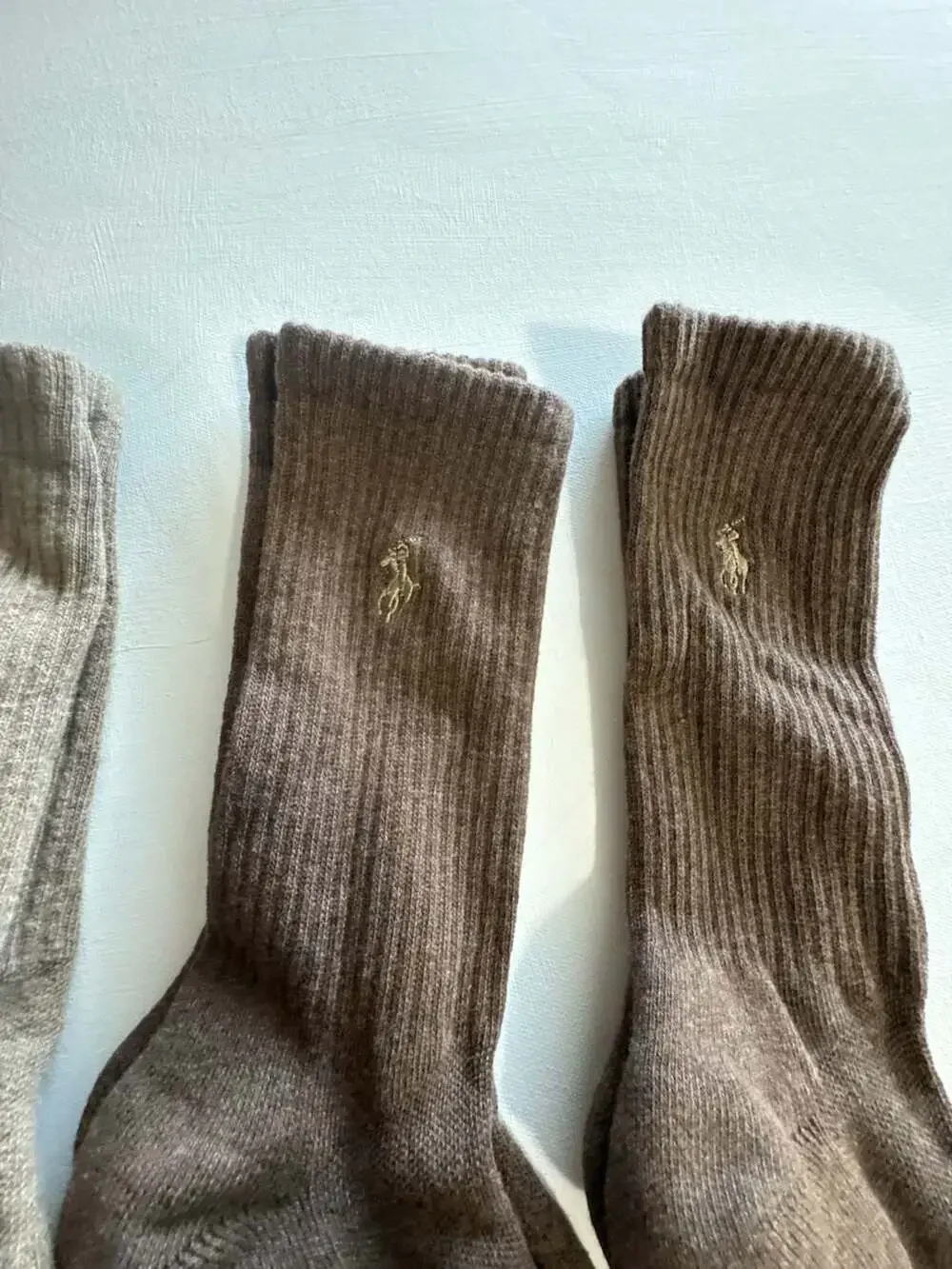 Polo Ralph Lauren Ribbed Crew Socks with Embroidered Pony Logo, 4-Pair Set